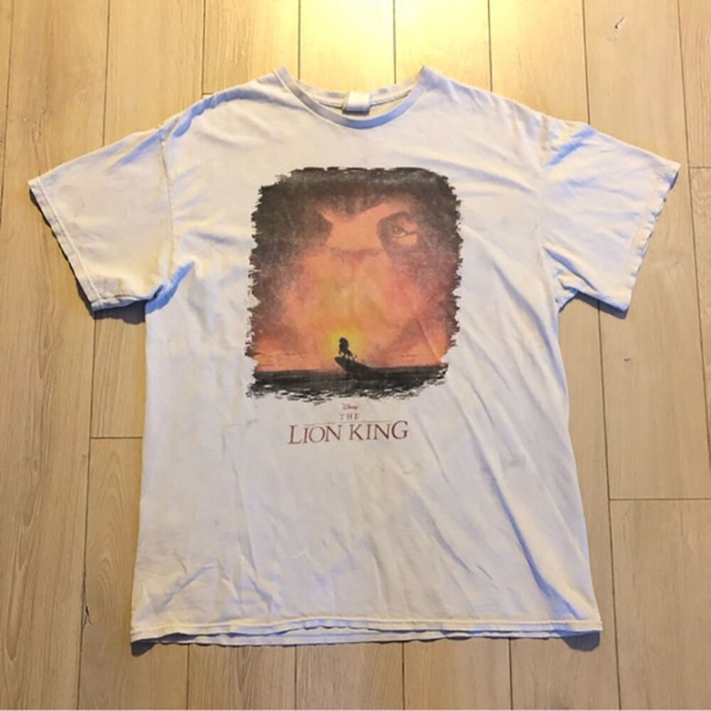1990s Vintage Disney The Lion King Movie Promo Junk Food Tees T-shirt Size M